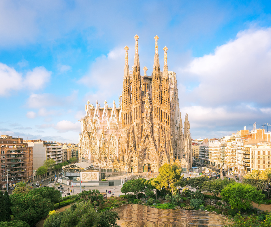 Espanha Igreja Sagrada Família em Barcelona