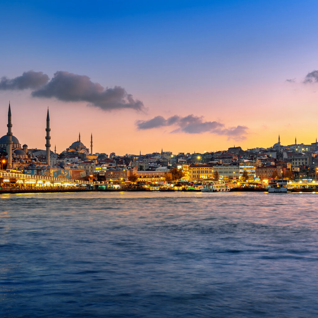 Vista panoramica da cidade de Istambul - Turquia
